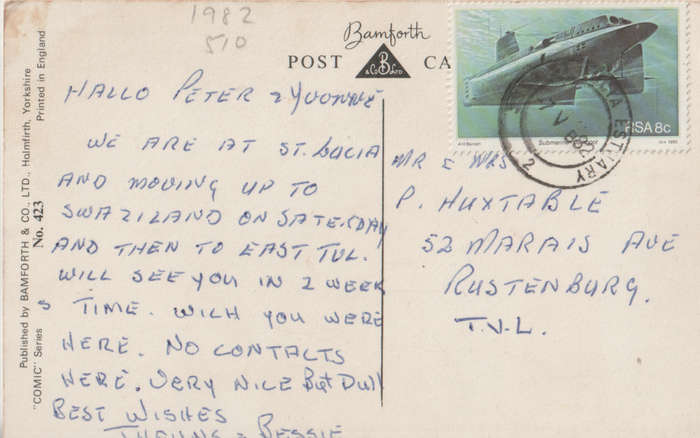 USED POST CARD