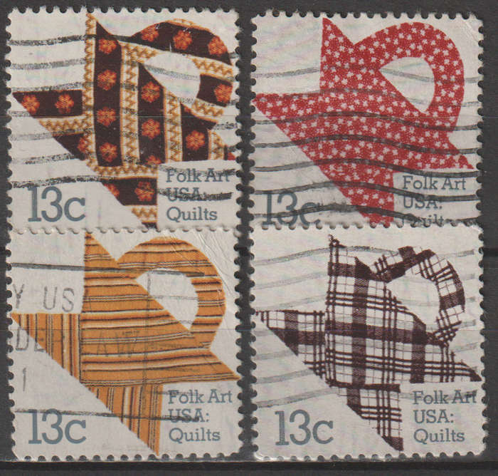 USA freestar 1978 American Folk Art - Quilts ULH SG 1712-5