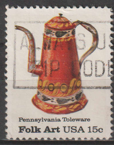 USA 1979 American Folk Art - Pennsylvania Toleware ULH SG 1753
