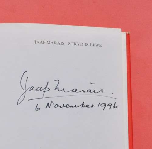 STRYD IS LEWE deur Jaap Marais SIGNED - COLLECTIBLE AFRICANA