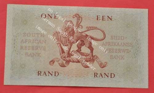 1 Rand 1962 R1, prefix A114, E/A, G Rissik, 1st issue - VERY COLLECTIBLE CONDITION
