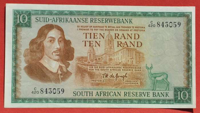 R10 1975, prefix C/420, A/E, TW de Jongh, 3rd issue ***EF*** Hern #520