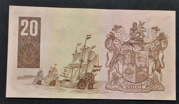 20 Rand 1984, D/6 prefix, E/A, GPC de Kock, 3rd issue - ***AU***