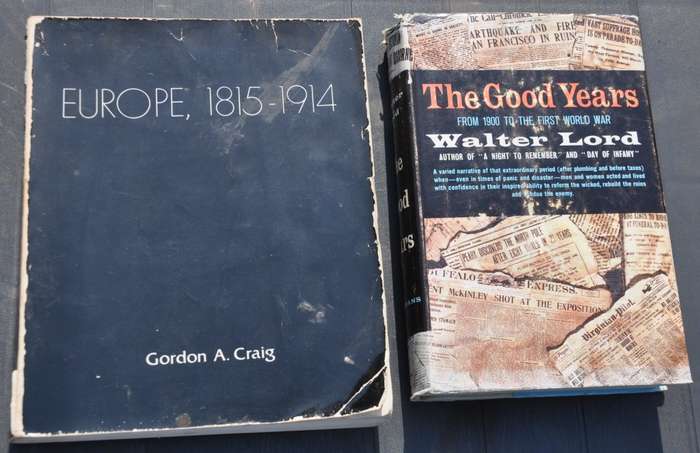 2 non-fiction books on EUROPEAN HISTORY (up to 1914)