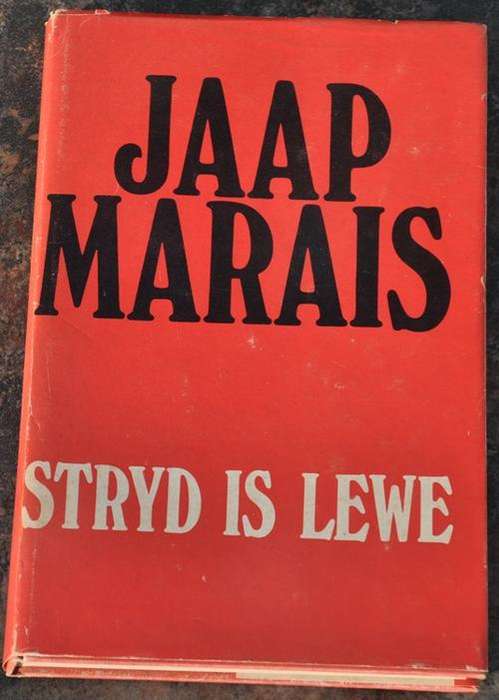 JAAP MARAIS Stryd is Lewe (geteken!) -  hard cover edition with original dust jacket