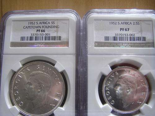 NGC GRADED 1952 SHORT PROOF SET - ALL 9 X COINS ON ONE AUCTION