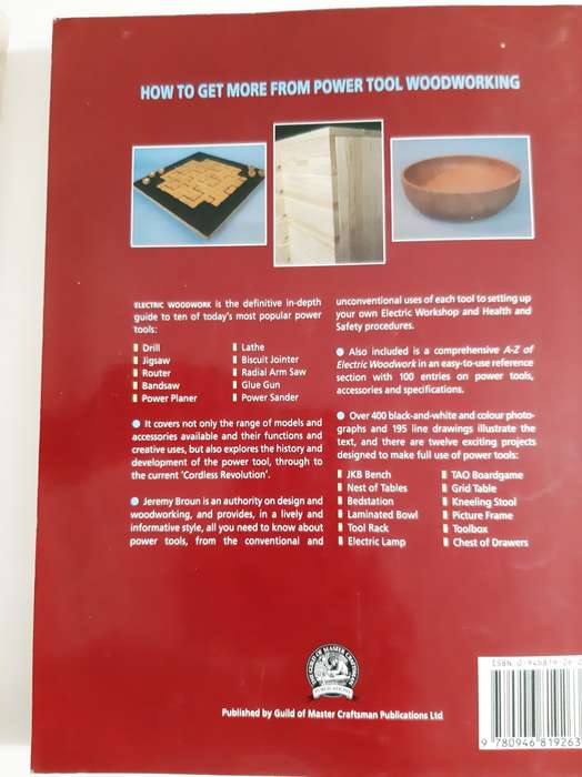 ELECTRIC WOODWORK - Power Tool WOODWORKING - Jeremy BROUN