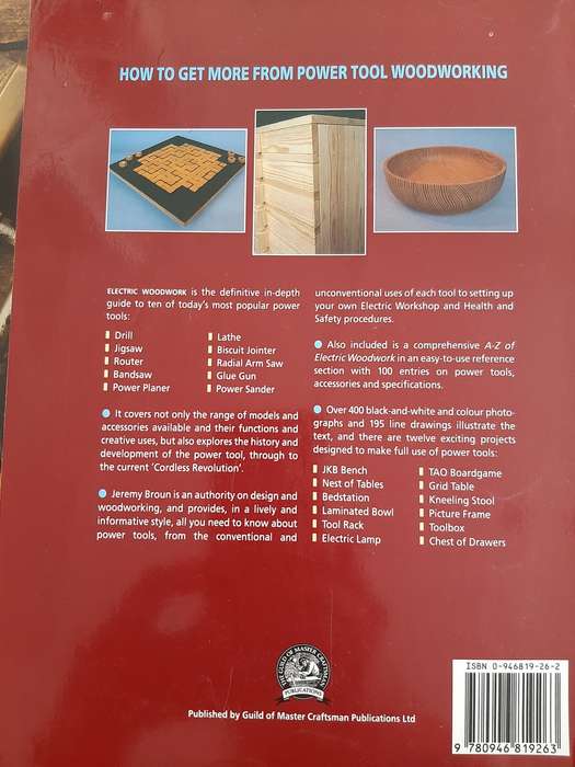 ELECTRIC WOODWORK - Power Tool WOODWORKING - Jeremy BROUN