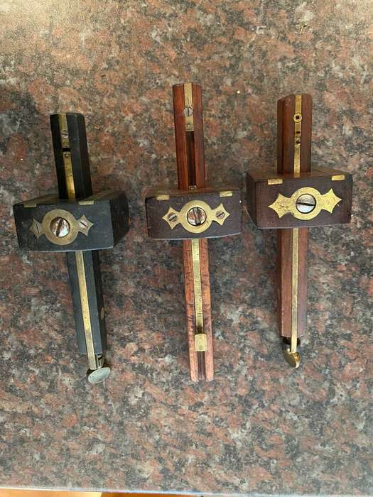Mortise Gauges - with Brass Inlay