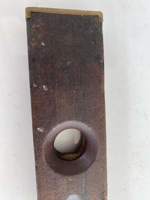 Stanley Rule & Level Comp New Britain USA. - 16 inch  Wood and Brass Spirit Level.
