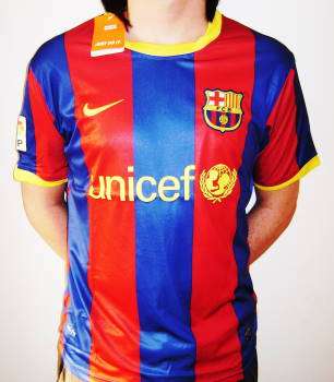 ( Medium )Mens Nike -  ( Barcelona Jersey )