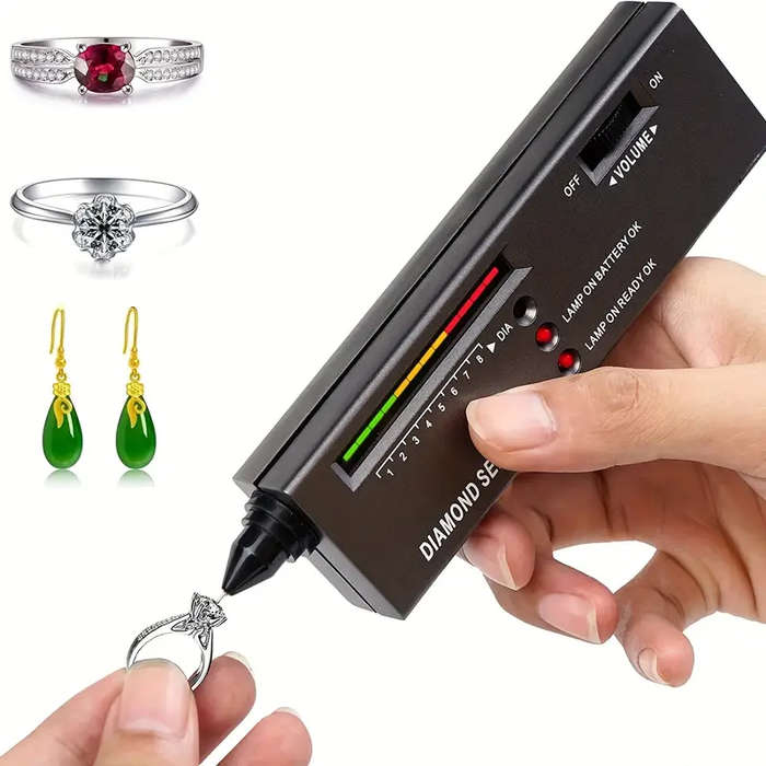 1pc Professional Diamond Tester, Gem Tester Pen Portable Electronic Diamond Tester Tool For Jewelry
