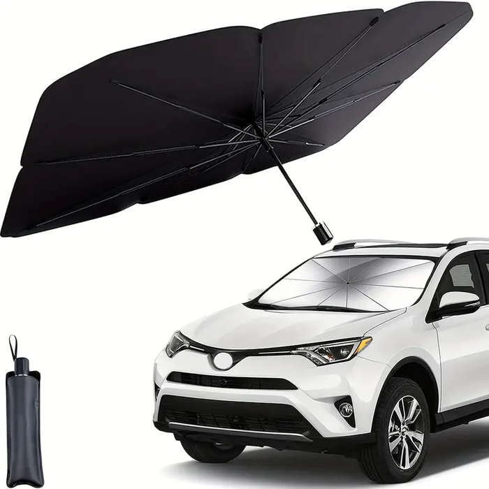 Automobile Windshield Sunshade-Foldable Automobile Umbrella Sunshade
