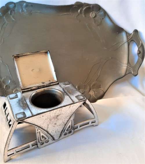 Art Nouveau Collectors of Orivit and WMF will like these, two items for one wining bid!