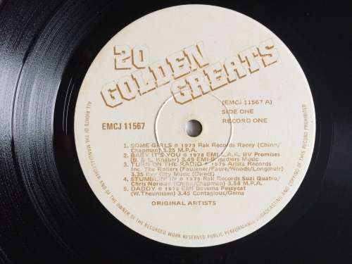 20 Golden Greats Volume 1 (2 x Vinyl, LP, Compilation) (Cover VG-/VG and LP`s VG+)