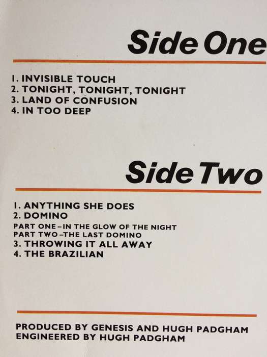 Genesis - Invisible Touch (Vinyl LP) (Cover VG+, LP VG+)
