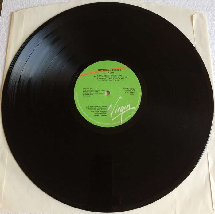 Genesis - Invisible Touch (Vinyl LP) (Cover VG+, LP VG+)