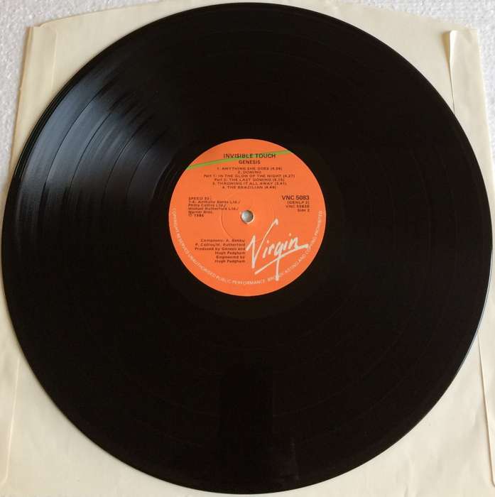 Genesis - Invisible Touch (Vinyl LP) (Cover VG+, LP VG+)