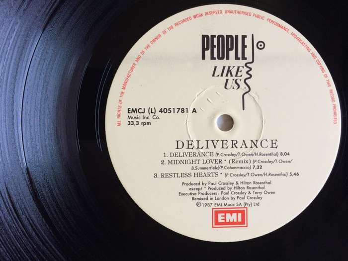 People Like Us - Deliverance  (Vinyl LP) (Cover VG+, LP VG+)