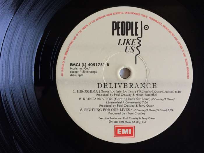 People Like Us - Deliverance  (Vinyl LP) (Cover VG+, LP VG+)