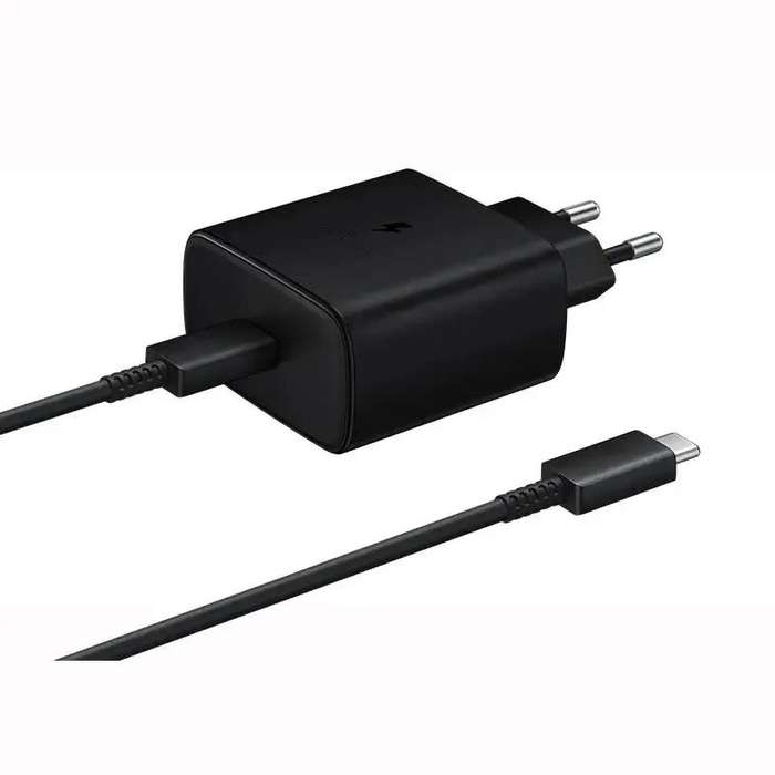 45W USB PD Generic Travel Adapter for Samsung with 5A USB-C to USB-C Charging Cable