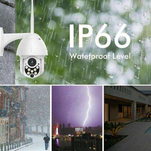 Home Surveillance Camera with Motion Detection Colour Night Vision with Adopter