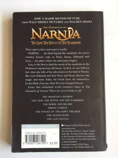 The Lion, the Witch and the Wardrobe  by C.S. Lewis