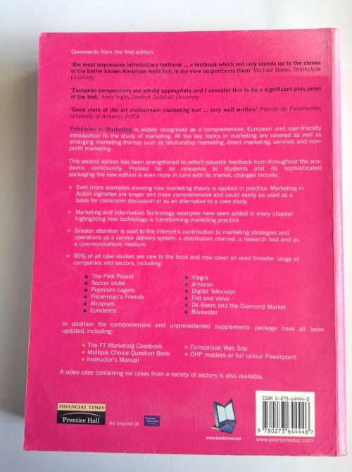 Principles of Marketing by Frances Brassington, Stephen Pettitt (2nd Edition)