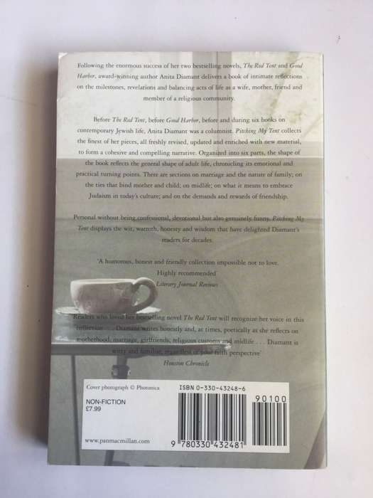 Pitching My Tent: On Marriage, Motherhood, Friendship, and Other Leaps of Faith by Anita Diamant