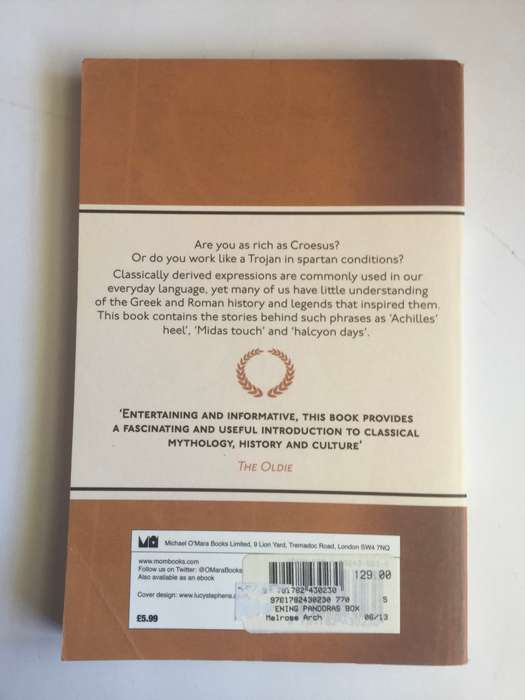Opening Pandora`s Box: Phrases We Borrowed from the Classics by Ferdie Addis