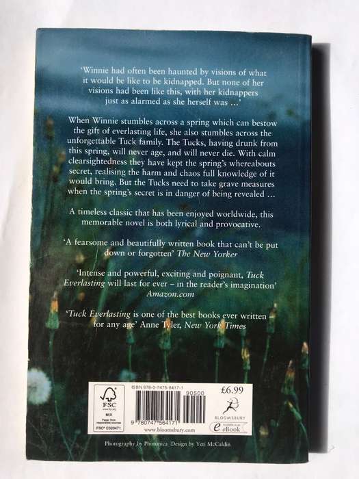 Tuck Everlasting by Natalie Babbitt