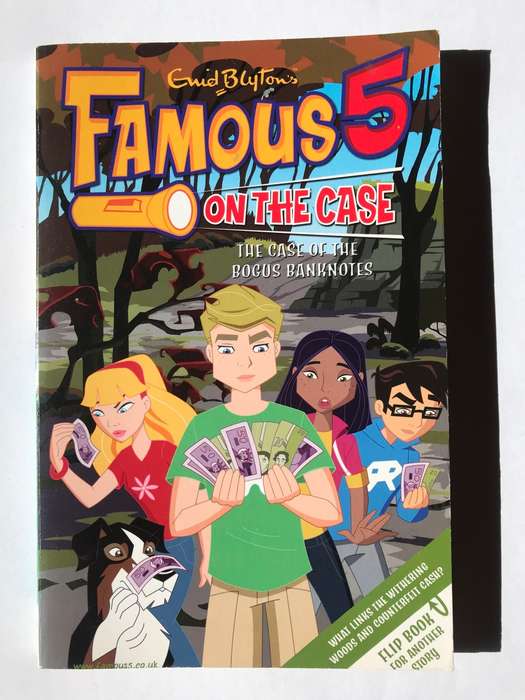 Famous 5: The Bogus Banknotes and Eight arms and no fingerprints by Enid Blyton