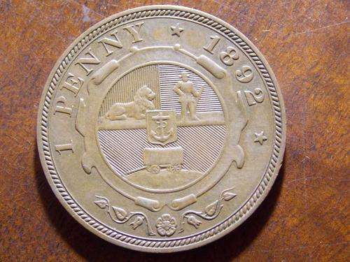 ZAR Kruger 1 Penny - 1892
