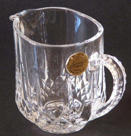 Beautiful Lead Crystal Milk Jug (d' Arques)