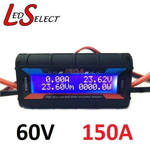 Wattmeter Volt Amp Watt Meter Power DC 60V 150A **LOCAL STOCK**