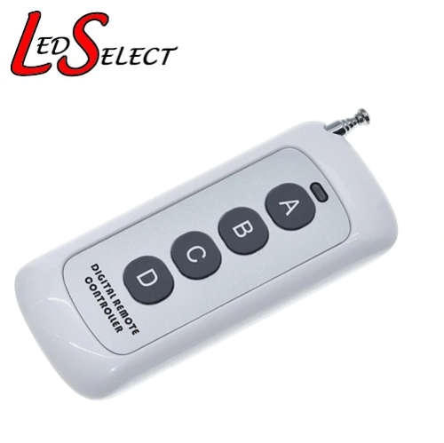 Remote Control - 4 Button White Arial 433MHZ **LOCAL STOCK**
