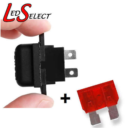Fuse + Holder Panel Mount with Cap **LOCAL STOCK**
