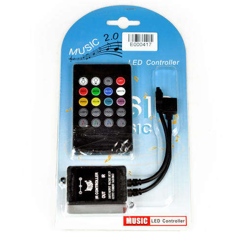 Led Music RGB Strip Controller & Remote