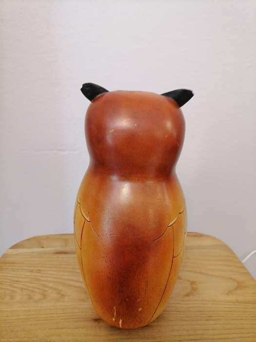 Large OWL Feathers of Knysna Gallery carved and hand painted Ltd Owl - 1291 of 2000 - 21 CM