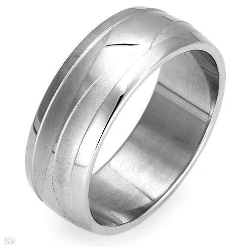 Wonderful Gents Ring Well Made in Stainless steel. Total item weight 6.0g - Size 13