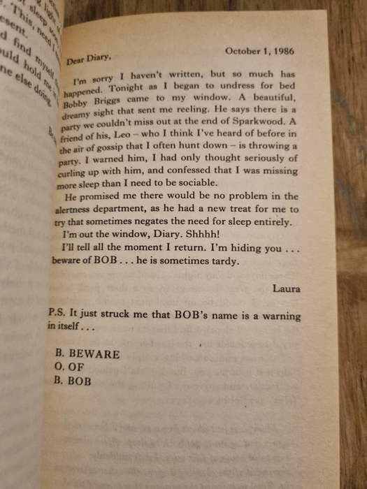 The Secret Diary of Laura Palmer - Twin Peaks!