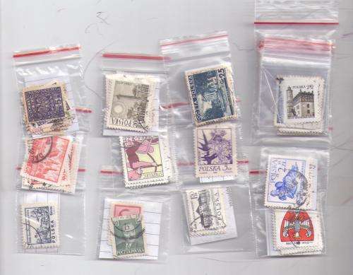Poland. Many stamps filed in 12 reclosable bags.Duplications/unchecked. See note