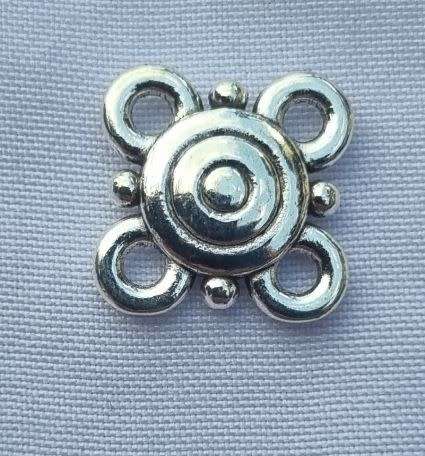 *Clearance Sale*1pc x (15mm)   Antique Silver Tibetan Style  Connector