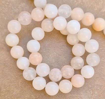 *Clearance Sale*1 Strand  x  8mm) Natural  / Pink Aventurine /  Round  Beads +/-48pcs