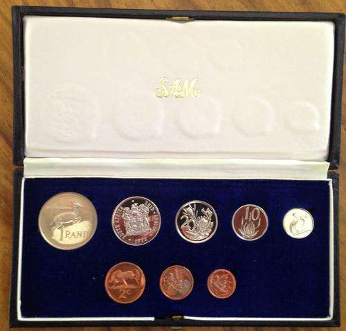 SHORT PROOF SET - 1972 - IN ORIGINAL SAM BOX - R500