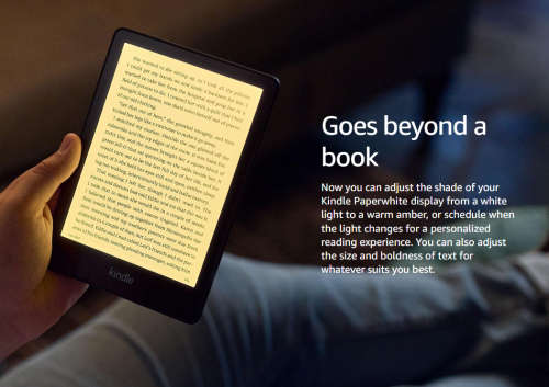 All-new Kindle Paperwhite 11th Generation (8GB) - Now with a 6.8` display + Cover
