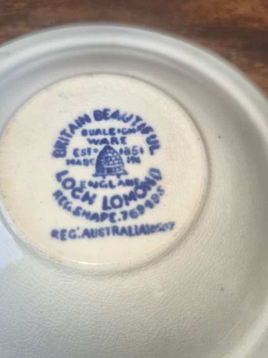 Antique Burleigh Ware English Blue and White 10 pieces