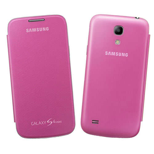 Flip case for Samsung Galaxy S4 mini  - Light Pink