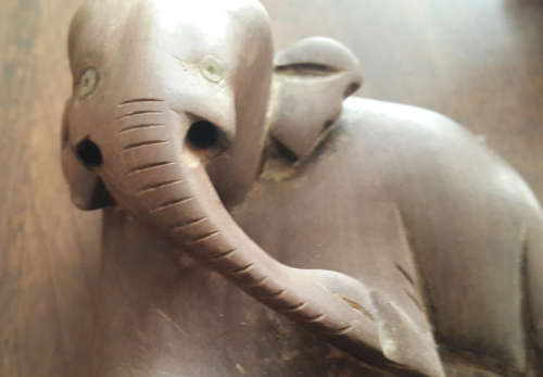 Elephant bookends