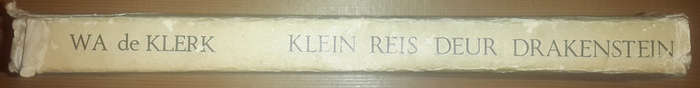 *INSCRIBED BY AUTHOR* Klein Reis Deur Drakenstein (WA de Klerk)
